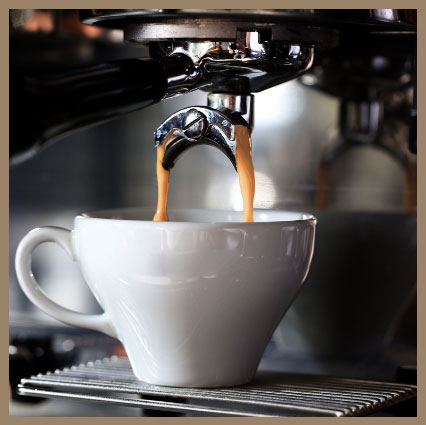 Community Brew Collective mobile espresso bar at a real event